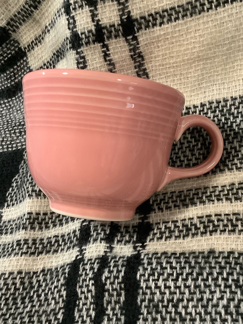Fiesta rose pink teacup